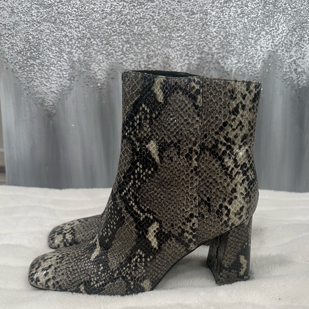 Charles by Charles David Teigan Ankle Bootie Snakeprint
